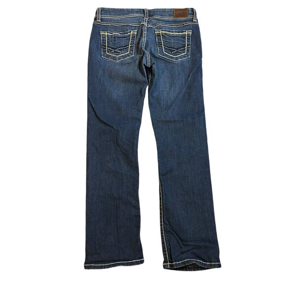 BKE Buckle Jeans Women's 30x27 Addison Skinny Stretch Dark Wash Indie Boho Basic - Picture 3 of 6